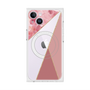 プレミアムスクエアケース with MagSafe［ マーブルトライアングルパレット - Pink ］