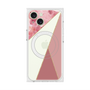 プレミアムスクエアケース with MagSafe［ マーブルトライアングルパレット - Pink ］