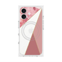 プレミアムスクエアケース with MagSafe［ マーブルトライアングルパレット - Pink ］