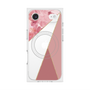 プレミアムスクエアケース with MagSafe［ マーブルトライアングルパレット - Pink ］