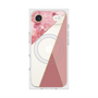 プレミアムスクエアケース with MagSafe［ マーブルトライアングルパレット - Pink ］