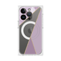 プレミアムスクエアケース with MagSafe［ マーブルトライアングルパレット - Purple ］