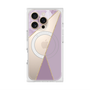 プレミアムスクエアケース with MagSafe［ マーブルトライアングルパレット - Purple ］
