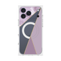 プレミアムスクエアケース with MagSafe［ マーブルトライアングルパレット - Purple ］