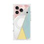 プレミアムスクエアケース with MagSafe［ マーブルトライアングルパレット - Mix ］