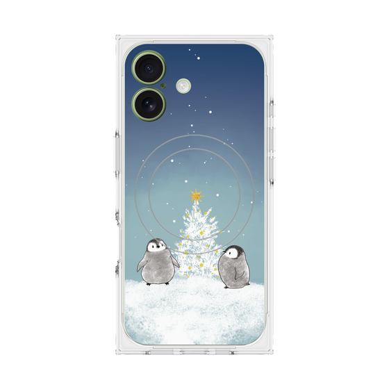 プレミアムスクエアケース with MagSafe［ 静かなペンギンの夜 ］