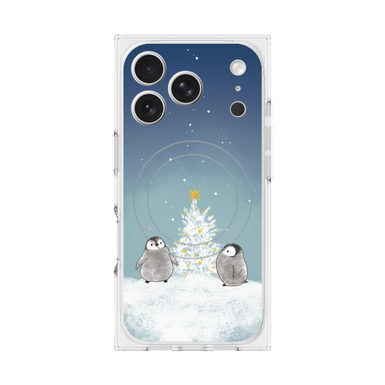 プレミアムスクエアケース with MagSafe［ 静かなペンギンの夜 ］