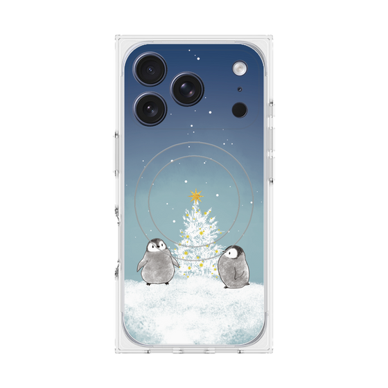 プレミアムスクエアケース with MagSafe［ 静かなペンギンの夜 ］