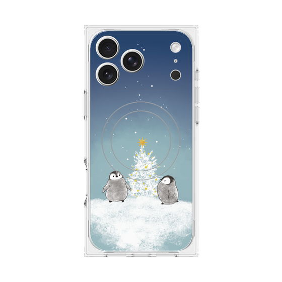プレミアムスクエアケース with MagSafe［ 静かなペンギンの夜 ］