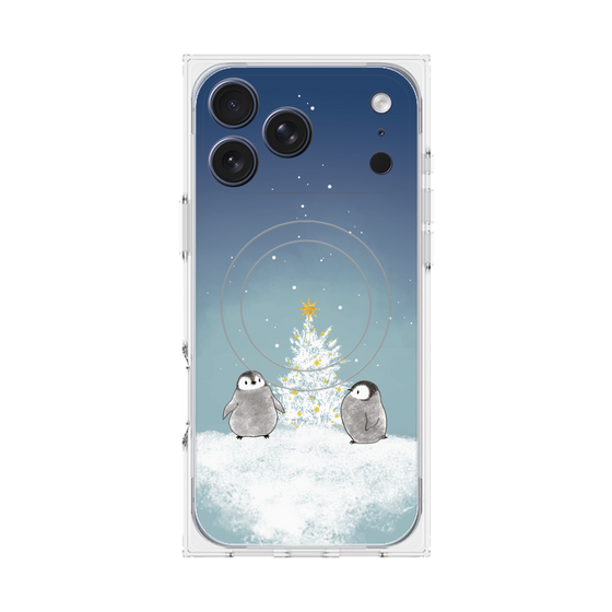 プレミアムスクエアケース with MagSafe［ 静かなペンギンの夜 ］