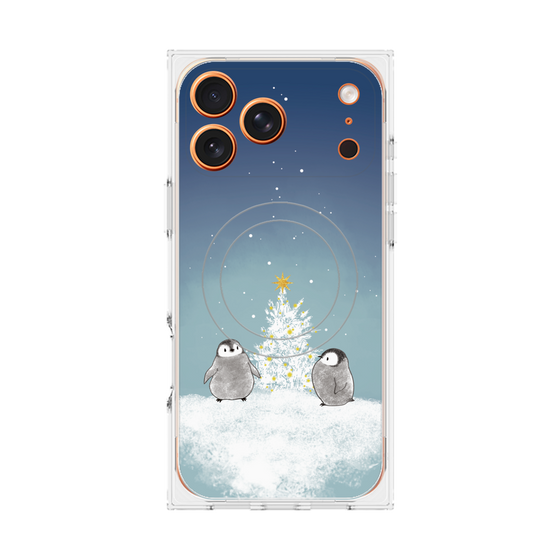 プレミアムスクエアケース with MagSafe［ 静かなペンギンの夜 ］