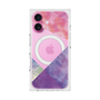 プレミアムスクエアケース with MagSafe［ 朝焼けパステルパレット - Purple ］