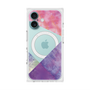 プレミアムスクエアケース with MagSafe［ 朝焼けパステルパレット - Purple ］