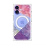 プレミアムスクエアケース with MagSafe［ 朝焼けパステルパレット - Purple ］