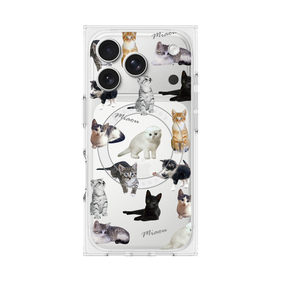 プレミアムスクエアケース with MagSafe［ キャットコレクション ］