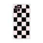 プレミアムスクエアケース with MagSafe［ 市松模様 - Black ］