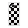 プレミアムスクエアケース with MagSafe［ 市松模様 - Black ］
