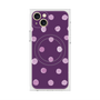 プレミアムスクエアケース with MagSafe［ 水彩ドット・レトロカラー - Purple ］