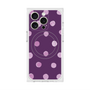 プレミアムスクエアケース with MagSafe［ 水彩ドット・レトロカラー - Purple ］