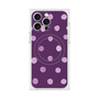 プレミアムスクエアケース with MagSafe［ 水彩ドット・レトロカラー - Purple ］