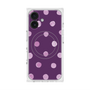プレミアムスクエアケース with MagSafe［ 水彩ドット・レトロカラー - Purple ］