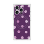 プレミアムスクエアケース with MagSafe［ 水彩ドット・レトロカラー - Purple ］