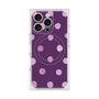 プレミアムスクエアケース with MagSafe［ 水彩ドット・レトロカラー - Purple ］