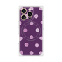 プレミアムスクエアケース with MagSafe［ 水彩ドット・レトロカラー - Purple ］