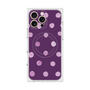 プレミアムスクエアケース with MagSafe［ 水彩ドット・レトロカラー - Purple ］