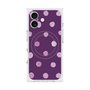 プレミアムスクエアケース with MagSafe［ 水彩ドット・レトロカラー - Purple ］