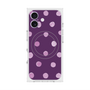 プレミアムスクエアケース with MagSafe［ 水彩ドット・レトロカラー - Purple ］