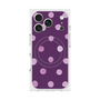 プレミアムスクエアケース with MagSafe［ 水彩ドット・レトロカラー - Purple ］