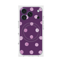 プレミアムスクエアケース with MagSafe［ 水彩ドット・レトロカラー - Purple ］