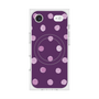 プレミアムスクエアケース with MagSafe［ 水彩ドット・レトロカラー - Purple ］