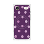 プレミアムスクエアケース with MagSafe［ 水彩ドット・レトロカラー - Purple ］