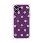 プレミアムスクエアケース with MagSafe［ 水彩ドット・レトロカラー - Purple ］