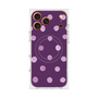 プレミアムスクエアケース with MagSafe［ 水彩ドット・レトロカラー - Purple ］