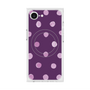 プレミアムスクエアケース with MagSafe［ 水彩ドット・レトロカラー - Purple ］