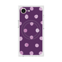 プレミアムスクエアケース with MagSafe［ 水彩ドット・レトロカラー - Purple ］