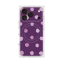 プレミアムスクエアケース with MagSafe［ 水彩ドット・レトロカラー - Purple ］