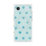 プレミアムスクエアケース with MagSafe［ 水彩ドット・レトロカラー - Light Blue ］