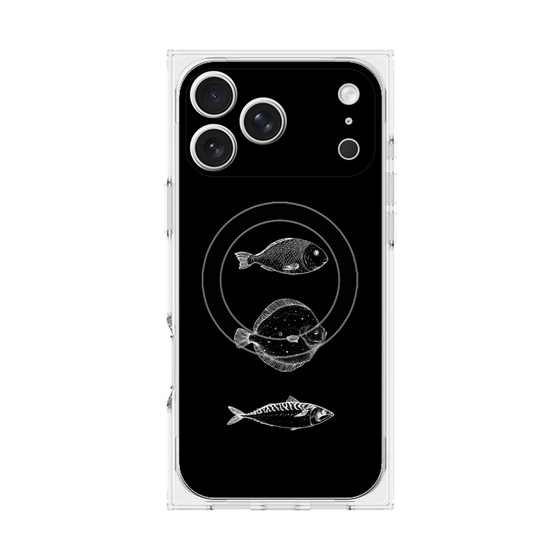 プレミアムスクエアケース with MagSafe［ Coexist No.1 - Black ］