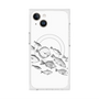プレミアムスクエアケース with MagSafe［ Coexist No.2 - White ］