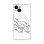 プレミアムスクエアケース with MagSafe［ Coexist No.2 - White ］