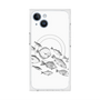 プレミアムスクエアケース with MagSafe［ Coexist No.2 - White ］
