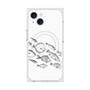 プレミアムスクエアケース with MagSafe［ Coexist No.2 - White ］