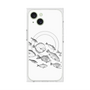 プレミアムスクエアケース with MagSafe［ Coexist No.2 - White ］