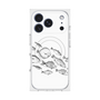 プレミアムスクエアケース with MagSafe［ Coexist No.2 - White ］