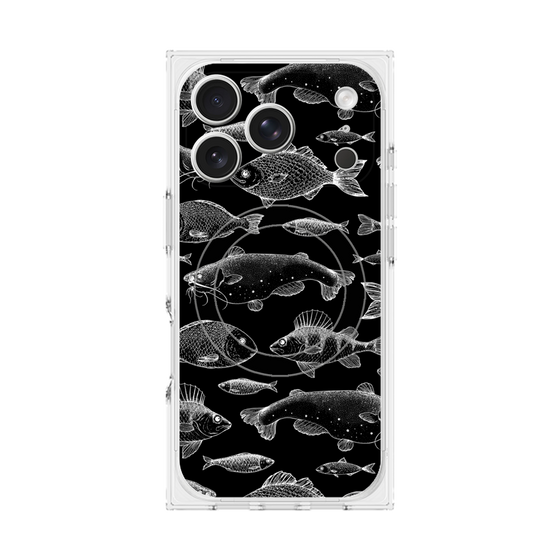 プレミアムスクエアケース with MagSafe［ Coexist No.3 - Black ］