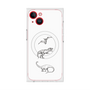 プレミアムスクエアケース with MagSafe［ Dinosaurs No.1 - White ］